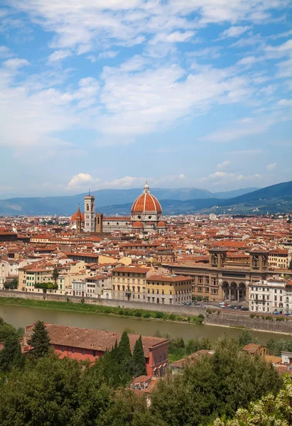 Panorámás kilátás nyílik Firenze — Stock Fotó