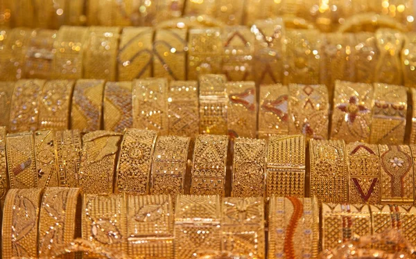 Mercado de oro en Dubai — Foto de Stock