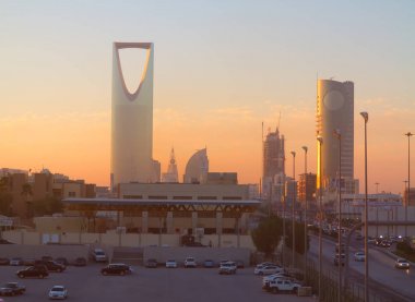  Riyad şehir merkezinin görünümü