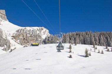 İsviçre Alplerinde kış