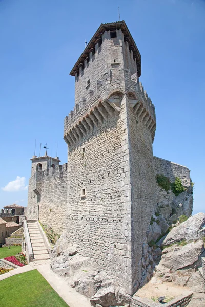 Opevnění města San Marino — Stock fotografie