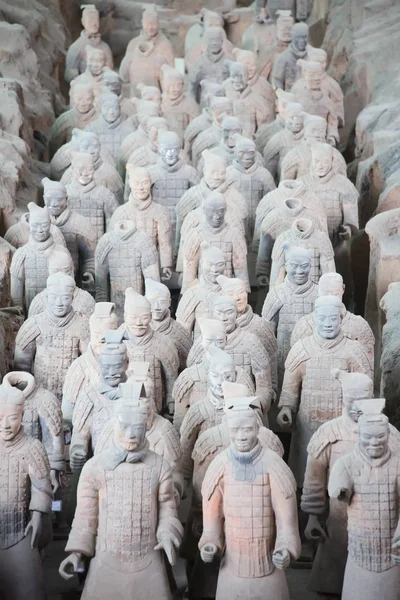 Exército Terracota famoso em Xi 'an — Fotografia de Stock