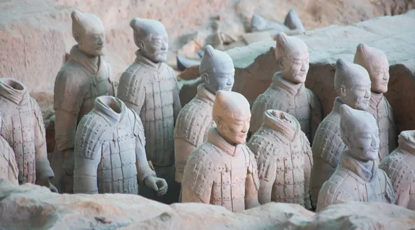 Famosa Esercito di Terracotta a Xi'an — Foto Stock