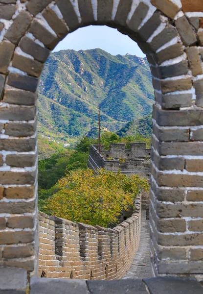 Διάσημο Σινικό Τείχος της Κίνας — Φωτογραφία Αρχείου