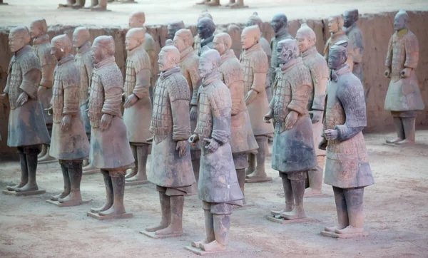 Famous Terracotta Army in Xi'an — Stock Photo, Image