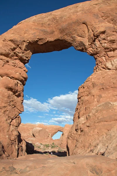 Beroemde Windows in het Arches National park — Stockfoto