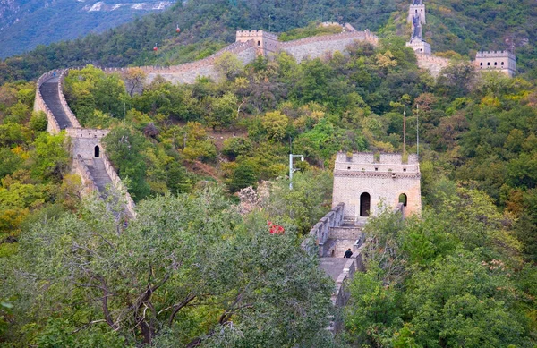 Famosa Grande Muraglia Cinese — Foto Stock