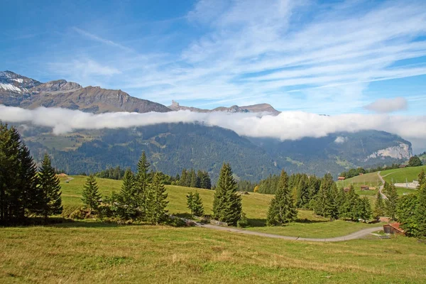 Paesaggio autunnale nella regione di Jungfrau — Foto Stock