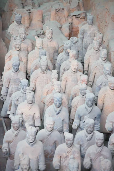 Famous Terracotta Army in Xi'an — Stock Photo, Image