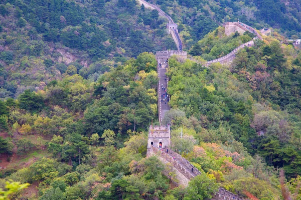 Знаменитий Велика Китайська стіна — стокове фото