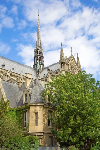 Famous Notre Dame in Paris — Stock Photo, Image