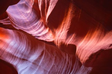 Arizona, Page yakınlarındaki ünlü Antilop Kanyonu.