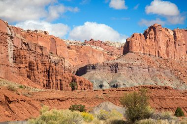 Utah, ABD 'deki Capitol Resif Ulusal Parkı.