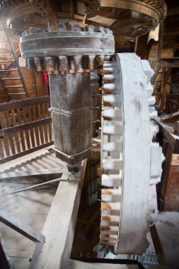 Yel değirmeni mekaniği yakın çekim