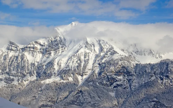 スイスのアルプス スイスの冬 — ストック写真
