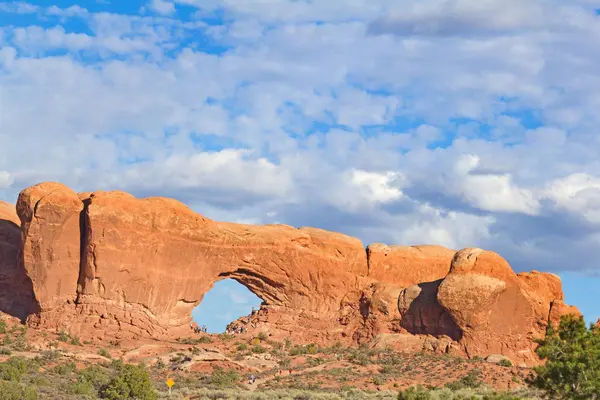 Landskapet Windows Avsnitt Arches National Park Utah Usa — Stockfoto