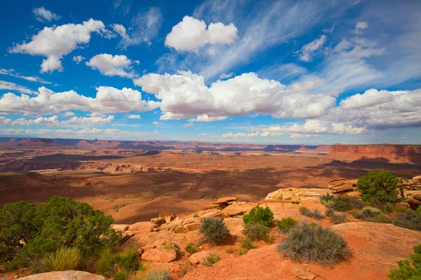 Wyspa Niebo Canyonlands Narional Park Utah Stany Zjednoczone — Zdjęcie stockowe