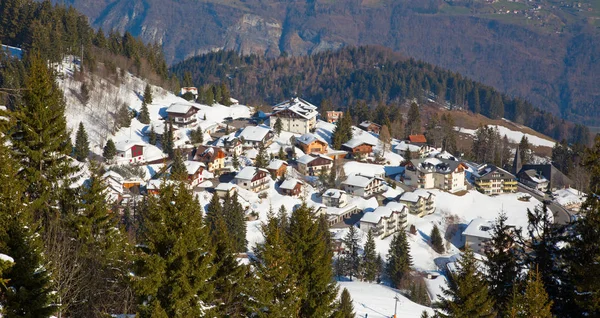 Invierno Los Alpes Suizos Suiza — Foto de Stock