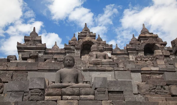 Храм Боробудур Близ Джокьякарты Острове Ява Индонезия — стоковое фото