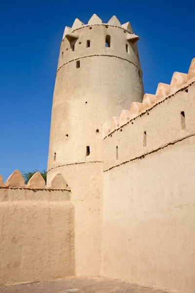 Célèbre Fort Jahili Dans Oasis Ain Émirats Arabes Unis — Photo