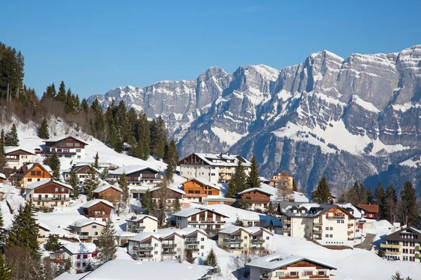 Invierno Los Alpes Suizos Suiza — Foto de Stock