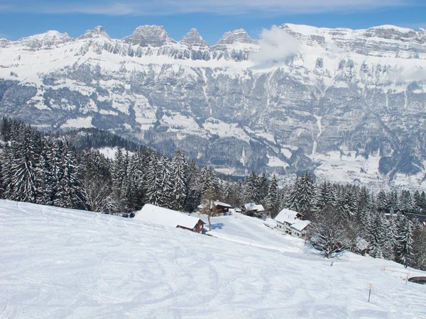 Kış Sviçre Alpleri Nde Sviçre — Stok fotoğraf