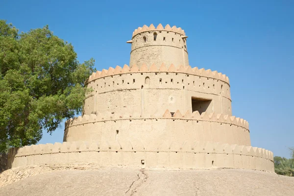 Célèbre Fort Jahili Dans Oasis Ain Émirats Arabes Unis — Photo