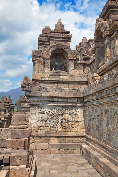 Borobudur Tempel Nära Yogyakarta Java Indonesien — Stockfoto