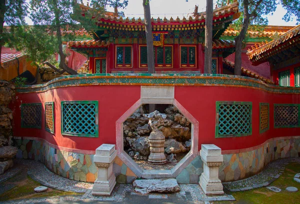 Pekin Chiny Października 2017 Forbidden City Palace Museum Chiński Pałac — Zdjęcie stockowe