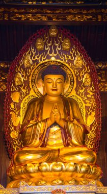 Tafsilât-in ünlü büyük vahşi kaz Pagodası Manastırı Xian City, Çin.