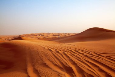 Suudi Arabistan, Riyad yakınlarında kırmızı kum 