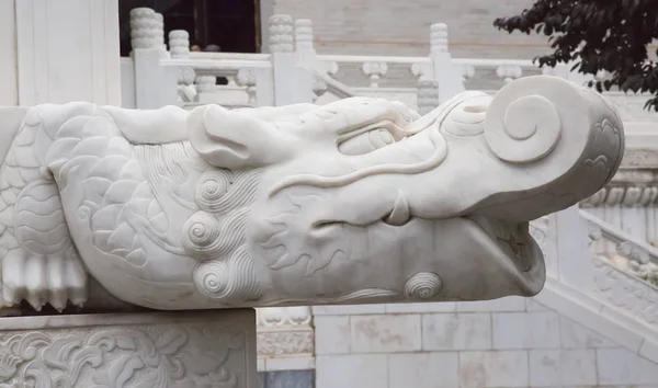 Detalles Del Famoso Monasterio Pagoda Del Ganso Salvaje Grande Ciudad — Foto de Stock