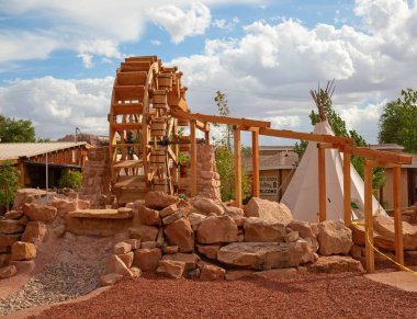 Arizona ve Utah arasındaki sınır üzerinde vahşi batı öncülerinden historial karakol.