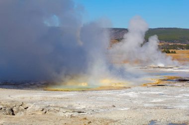 Alt Şofben Havzası Yellowstone Milli Parkı, ABD.