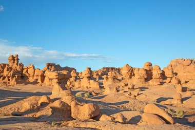 Hanksville yakınlarındaki Goblin Eyalet Parkı, Utah, ABD.