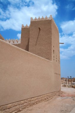 Eski şehrin Diriye sokaklarında yakın: Ar Riyad, Suudi Arabistan.