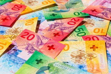 (2017 yılında yayınlanan yeni İsviçre banknotlar topluluğu)