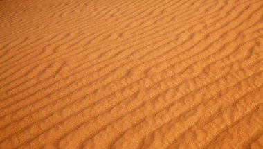 Suudi Arabistan, Riyad yakınlarında kırmızı kum 