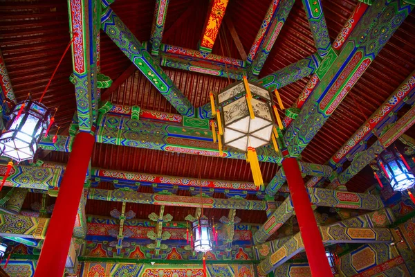 Interrrior Słynnej Dzwonnicy Mieście Xian Chiny — Zdjęcie stockowe