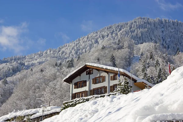スイスのアルプス スイスの冬 — ストック写真