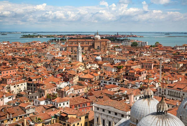 Flygfoto Över Staden Venedig Italien — Stockfoto