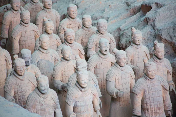 Xian China Octubre 2017 Famoso Ejército Terracota Xian China —  Fotos de Stock