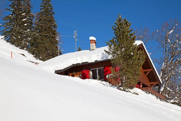 Winter Swiss Alps Switzerland — Stock Photo, Image