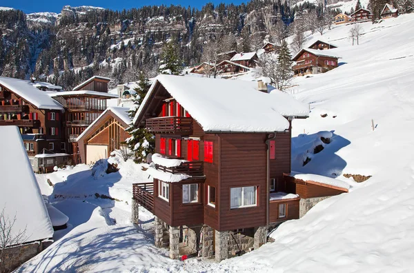 Kış Sviçre Alpleri Nde Sviçre — Stok fotoğraf