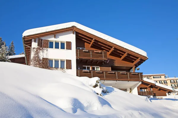 Vinter Schweiziska Alperna Schweiz — Stockfoto