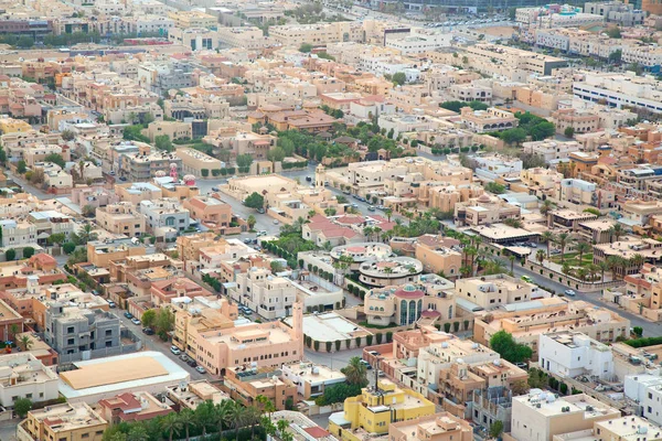 Riade Arábia Saudita Fevereiro 2016 Vista Aérea Centro Riade — Fotografia de Stock