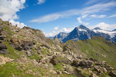 İsviçre Alpleri'nde hiking