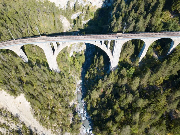 Viadotto Landwasser — Foto Stock