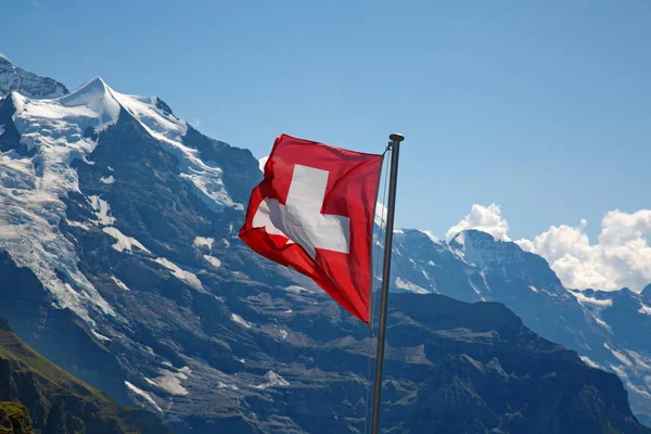 Drapeau suisse — Photo