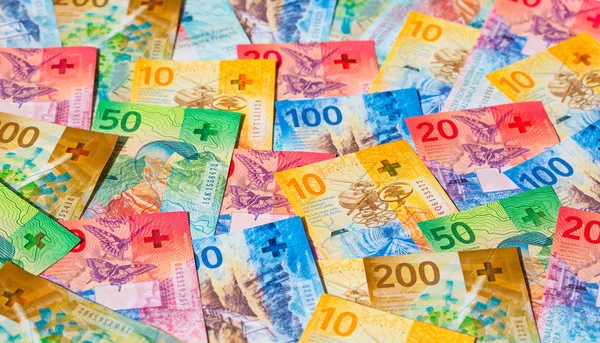 Schweizer Geld — Stockfoto